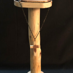 Cedar Cross Necklace Stand - Image 3
