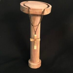 Cedar Cross Necklace Stand