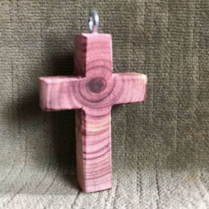 Cedar Pocket Cross with Screw Eyes - Image 2