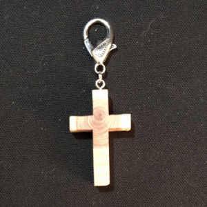 Cedar Cross Key Chain Silver Only