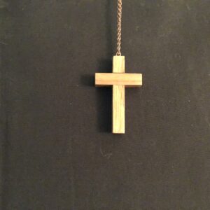 Traditional Wooden Cross Necklace